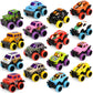 Neureyte 16 Pack Die-cast Mini Monster Truck for Boys and Girls,Pull Back Alloy Trucks Toy,Mini Pull Back Cars,Die-cast Race Car