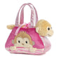 Aurora® Fashionable Fancy Pals™ Peek-A-Boo Monkey Stuffed Animal - On-The-Go Companions - Stylish Accessories - Multicolor 7 Inches