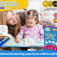 Gufino Bilingual Activity Books For Kids Ages 3-5 - English & Spanish Interactive Workbook Learning Toys: Abcs, Numbers, Shapes,
