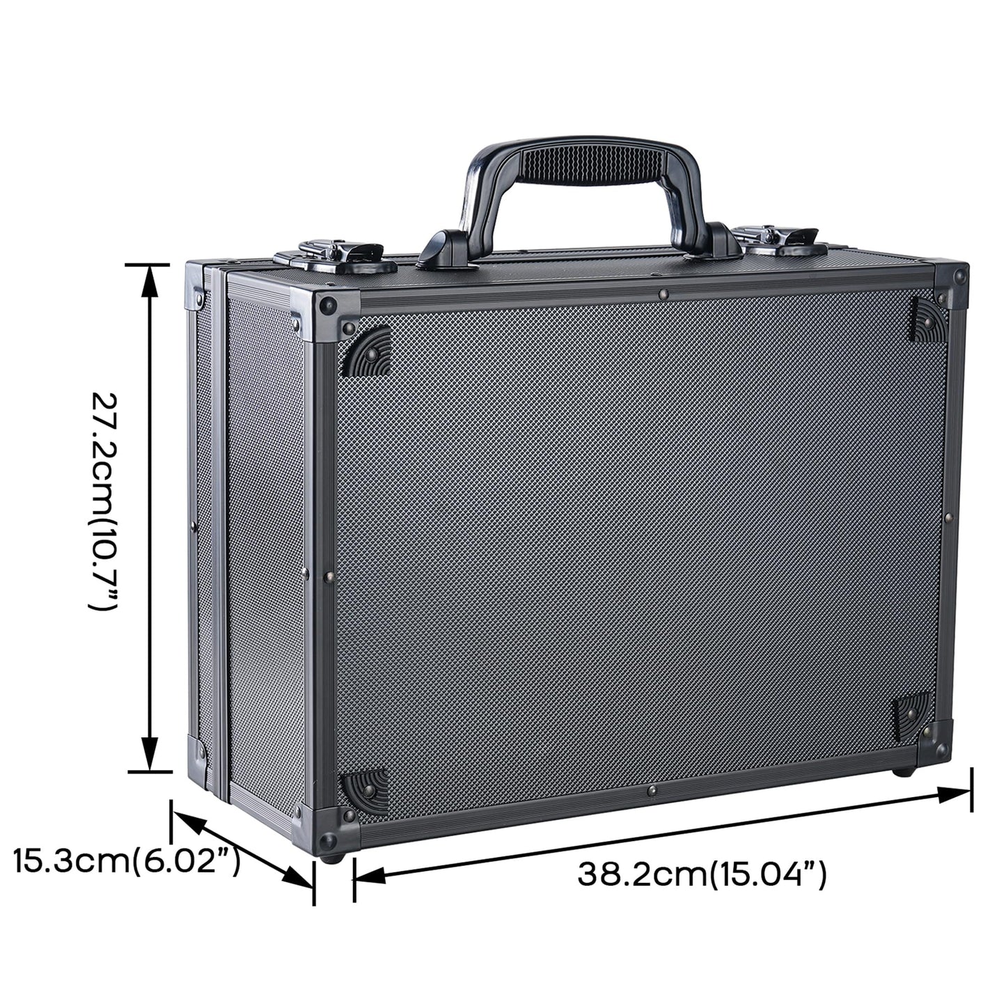 D DACCKIT Toploaders Storage Box - Hard Case for 3" x 4" 35pt Card Holders, Holds 600+ Top Loaders, Durable Plastic