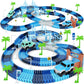 Track Car Toys, 269 Pcs Racing Tracks Toy, Create A Frozen World Race Road, Flexible Tracks Playset & 2 Pcs Cool Race Cars, Toddler Toys Birthday Gifts For Age 3 4 5 6 Year Old Boys Girls