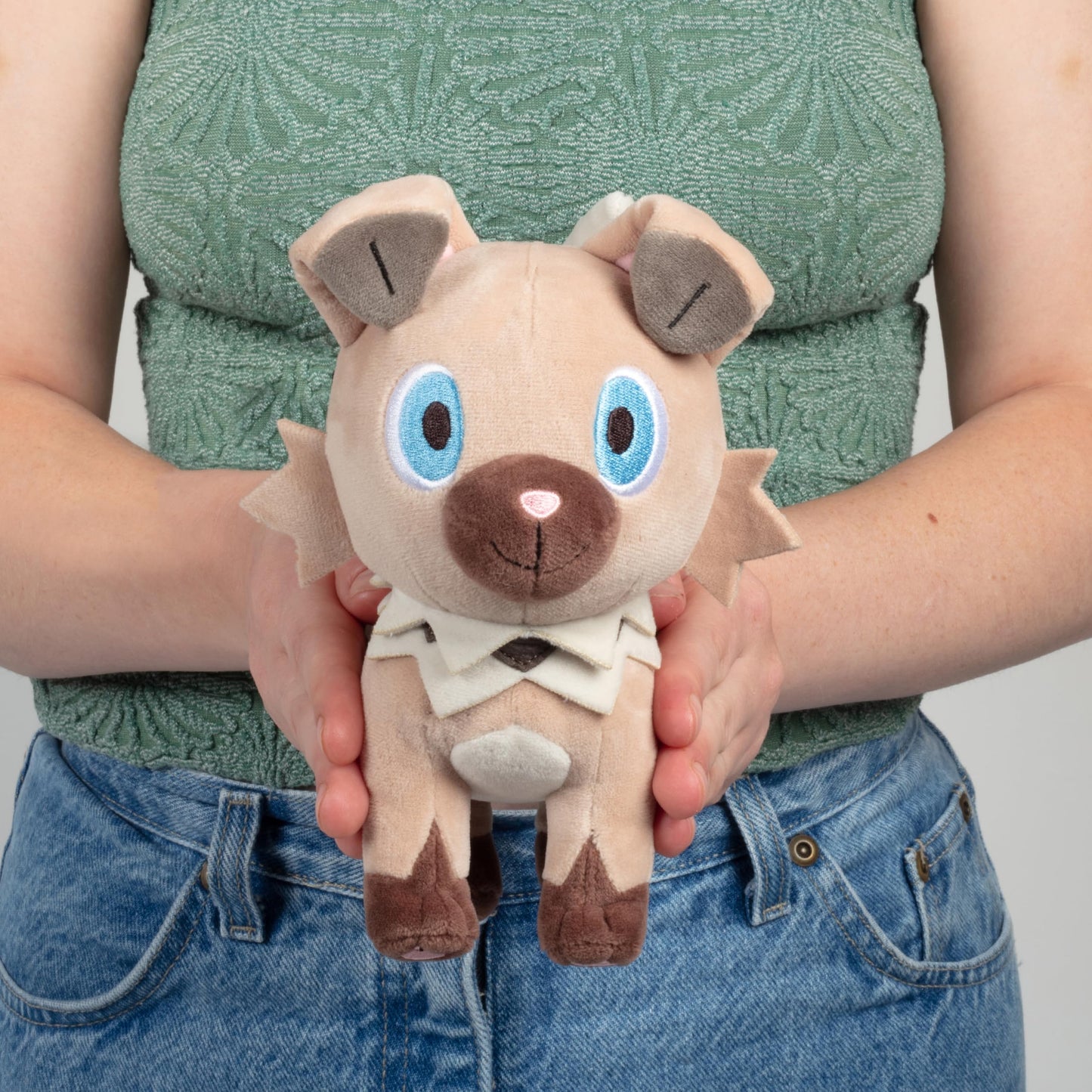 Pok?mon 8 Rockruff Plush - Officially Licensed - Generation 7 Sun and Moon Dog Figure - Authentic Soft Stuffed Animal Toy - Valentine's Day & Easter Basket Stuffer Gift for Kids  Boys  Girls - 2+
