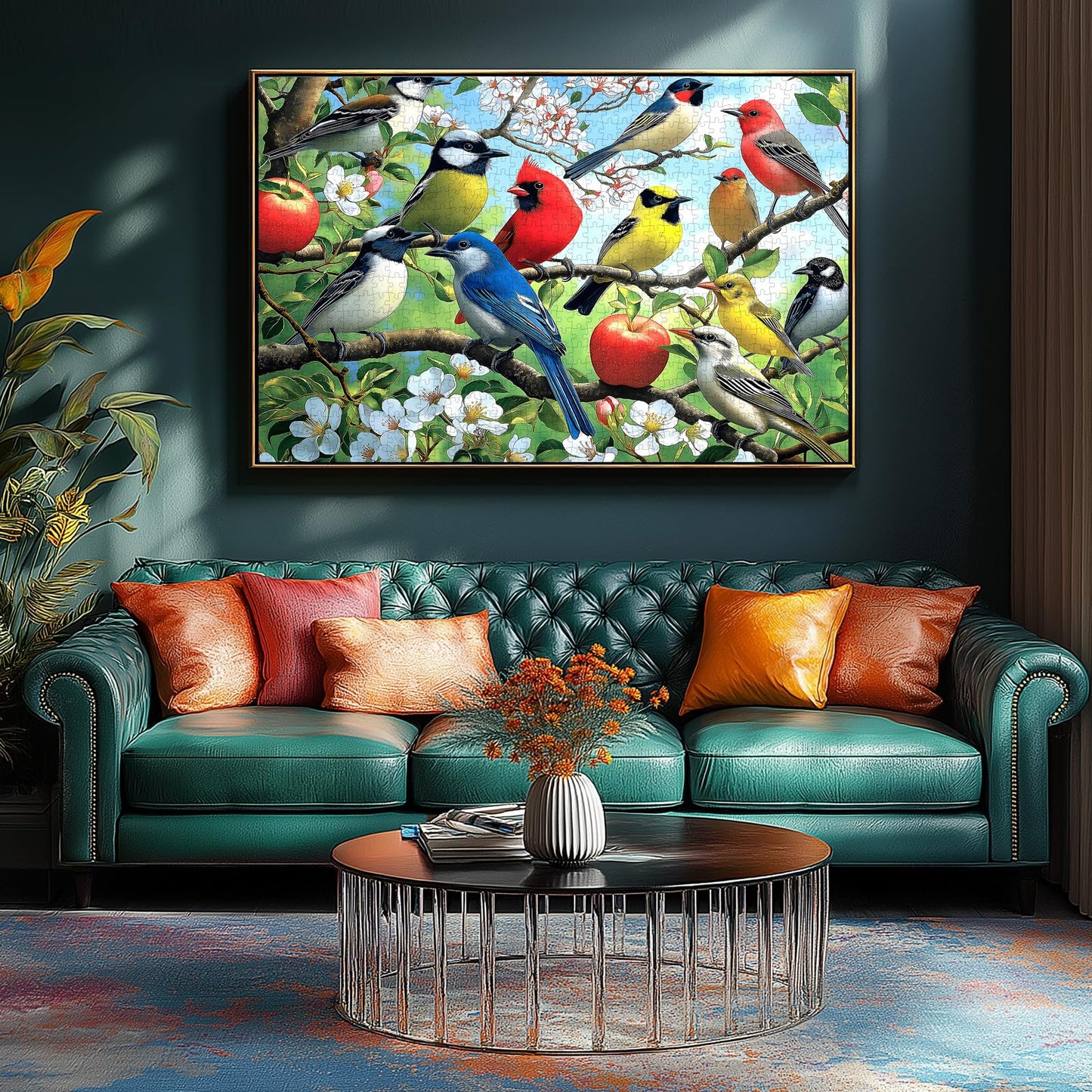 Flowers Birds 1000 Piece Puzzle For Adults Unique Puzzles For Adults 1000 Pieces Hummingbird Jigsaw Puzzles 1000 Pieces Family C