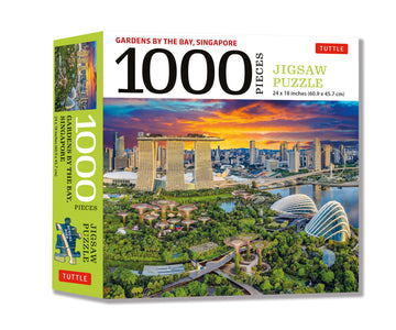 Singapores Gardens by The Bay - 1000 Piece Jigsaw Puzzle: (Finished Size 24 in X 18 in)