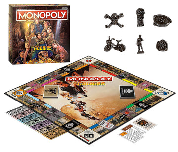 Monopoly The Goonies | Based On The 80S Adventure Classic Film | Collectible Monopoly Game Featuring Familiar Locations And Icon
