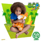 Ecobuddiez - Tiger From Deluxebase. 12 Inch Tiger Plush Toy. Eco Friendly Child Safe Tiger Stuffed Animal Made From Recycled Plastic Bottles.