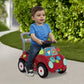 Radio Flyer Busy Buggy - Toddler Car Ride On, Large Red Plastic Toy for Ages 1-3, Model 603
