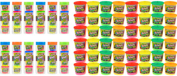 Ja-Ru Mini Noise Putty W/Plastic Containers (12 Pack, 48 Putty Toys) Slime Party Favors Silly Noise Putty For Kids, Boys & Girls. Stress Relief Sensory Fidget Toys. Bulk Goodie Bag Stuffers. 336-12P