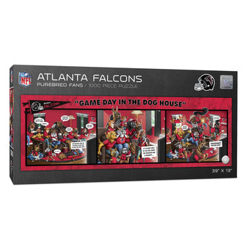 Youthefan Nfl Atlanta Falcons Game Day In The Dog House 1000Pc Puzzle