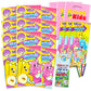 Bendon Care Bears Ultimate Party Favors - 12 Sets with Stickers, Coloring Books & Crayons