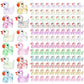 Fuyamp 120 Mini Resin Duck Patterns,Colorful Mini Ducks,Mini Garden,Mini Cute Duck Decoration Patterns,Family Garden,Doll House 