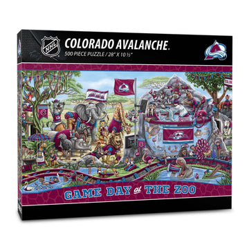 YouTheFan NHL Colorado Avalanche Game Day at The Zoo 500pc Puzzle