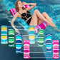 Zcaukya 4 Pack Inflatable Pool Float Hammocks, 4-In-1 Water Floating Mesh Chair For Adults, Swimming Pool Drifter Saddle Lounge For Summer Events Pool Parties, Blue/Pink/Green/Yellow