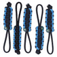 BubbasGarageTv - Large Heavy Duty Paracord Zipper Pulls (Light Blue)
