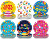 60Pcs Happy Birthday Plates Party Supplies 7    Colorful Birthday Plates Colorful Happy Birthday Tableware Party Decorations for
