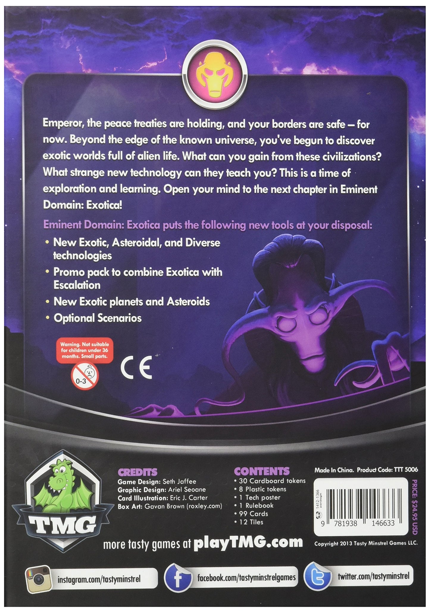 Eminent Domain: Exotica Board Game Expansion