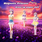 Generic Magnetic Princess Dress Up Paper Doll, Magnet Dress Up Games, Play Travel Playset Toy Magnetic Dress Up Dolls And Pretend For Girls (Joy), Medium