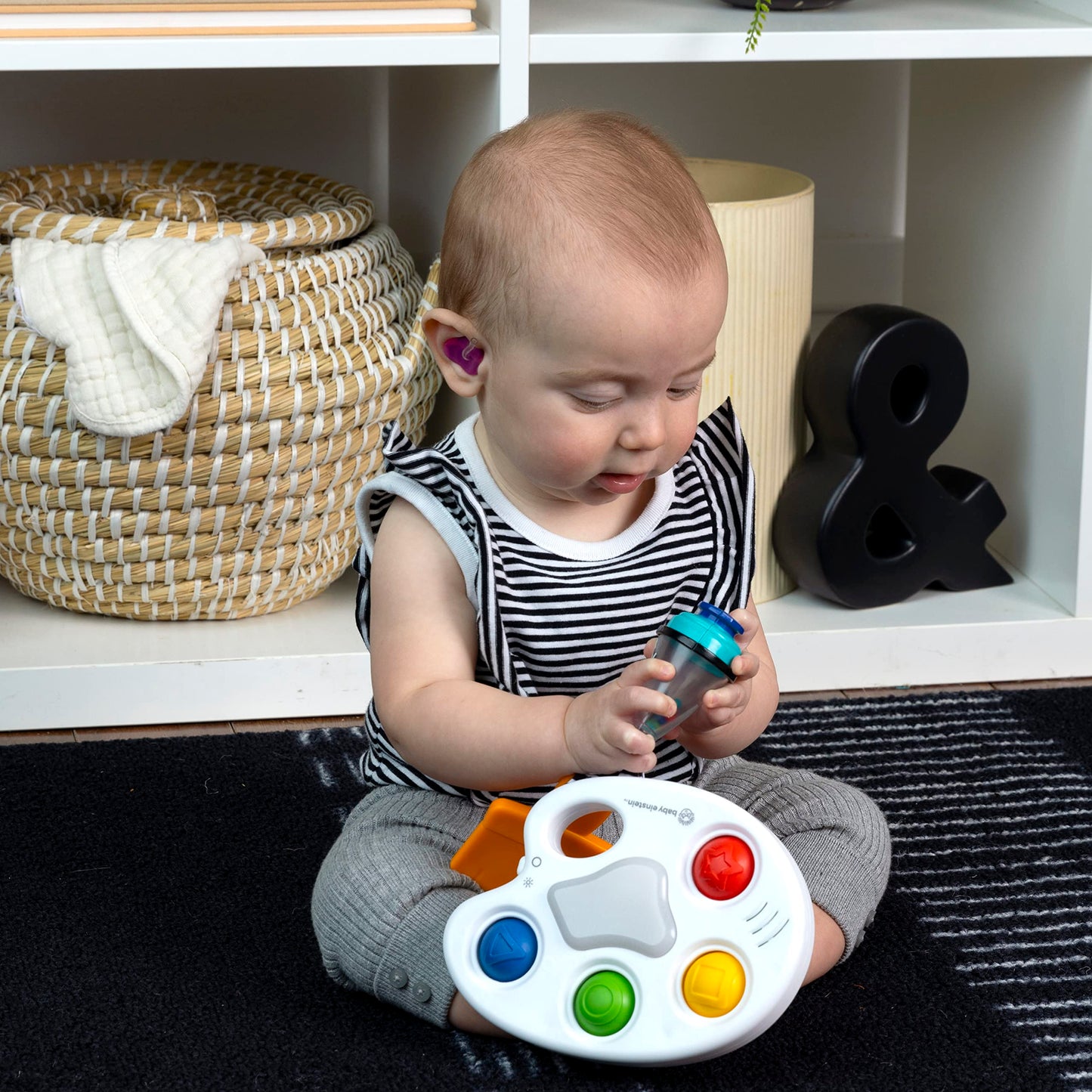 Baby Einstein Color Palette Popper Sensory Fidget Toy, For Infants Ages 6 Months And Up