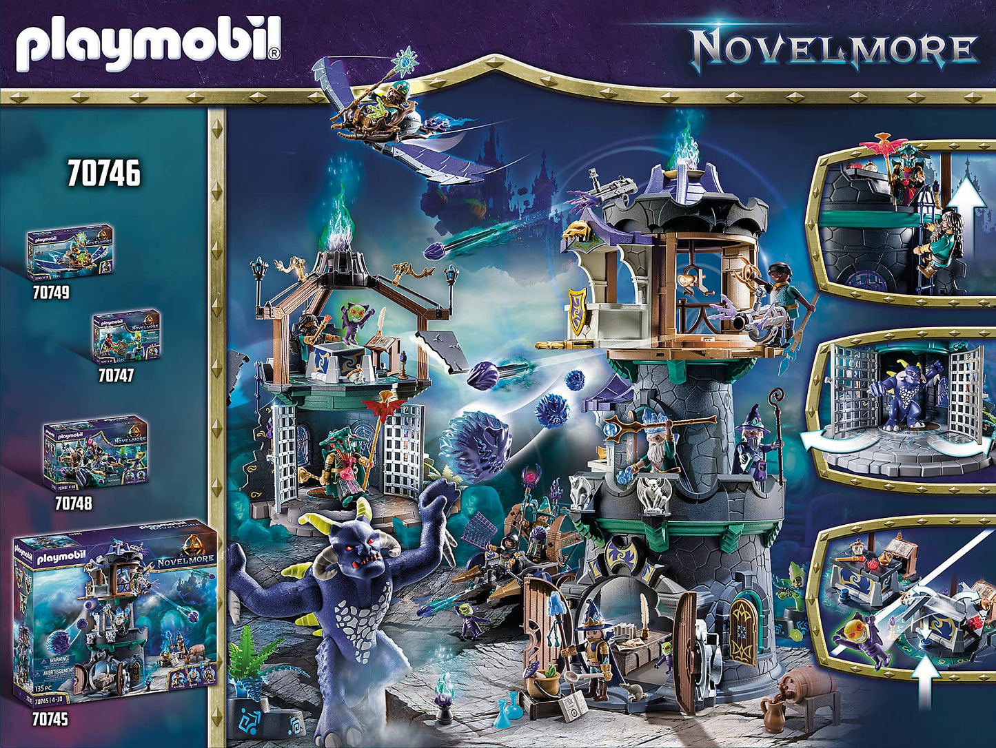 Playmobil Demon Lair Playset 70746 - Multicolor, Plastic, One Size