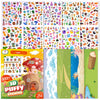 3D Puffy Stickers For Kids, 800+ Stickers For Toddlers, Including 4 Diy Scene Cards Of Fantasy Fairy Princess Unicorn Dinosaur A