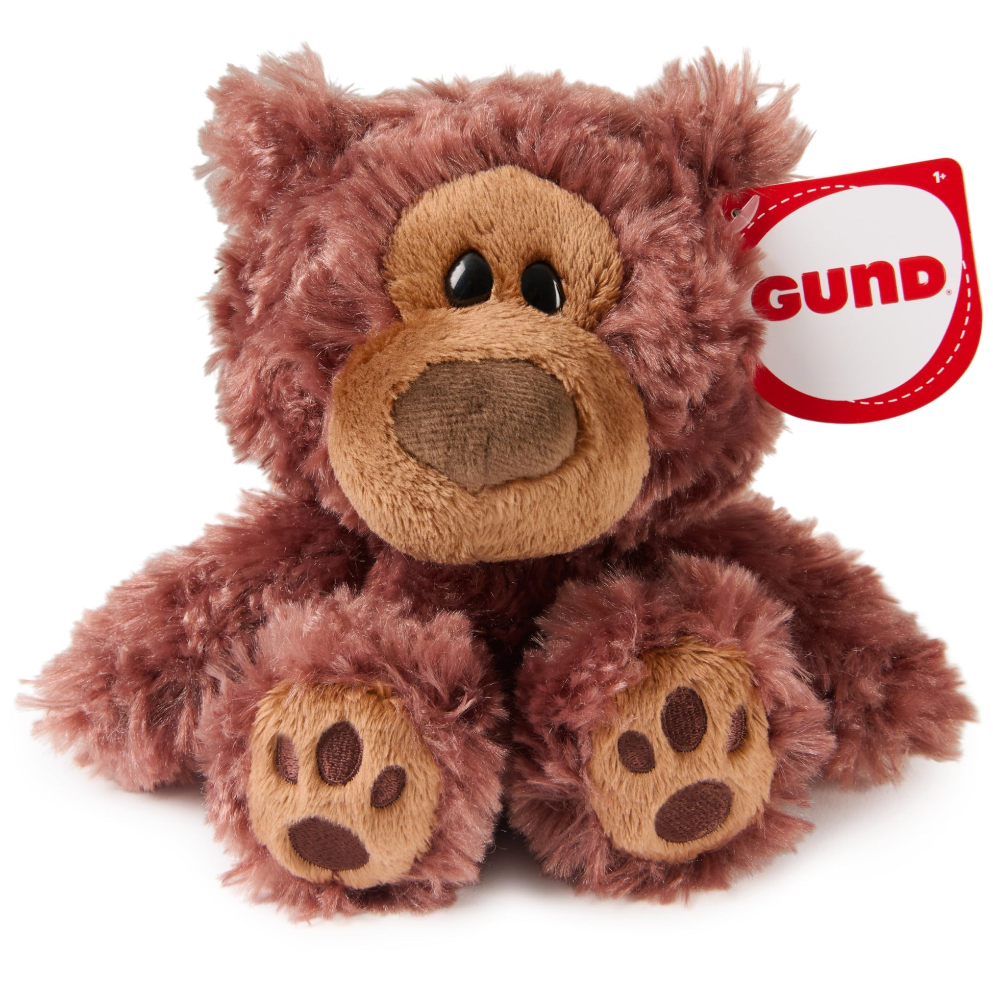 GUND Philbin Teddy Bear  Forever Friends Littles Stuffed Animals  Classic Plush Toys for Ages 1 and Up  Chocolate Brown  7 