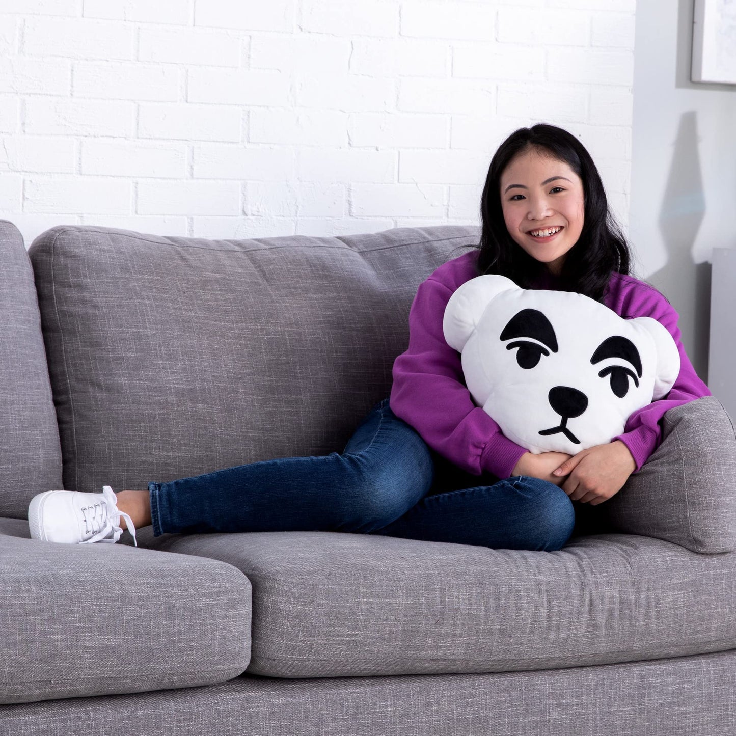 Club Mocchi Mocchi KK Slider Plushie - 15 Inch Collectible Squishy Plush - Multi Color, Soft Plush Material