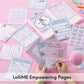 Happy LolliME Pink DIY Journal Kit for Girls - 300+ Pieces! Lockable Fuzzy Diary, Markers, Stickers & Empowering Pages - Gift Bo