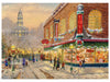 Ceaco 1000 Piece Jigsaw Puzzle - Thomas Kinkade Holiday - A Christmas Wish - Multi-colored - Model 3328-49 - Cardboard Material
