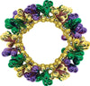 Amscan Mardi Gras Bracelet - 7'' - 1 Pc. - Vibrant Multi-Color - Ideal For Festivities, Parties & Gifting