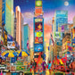 MasterPieces 500 Piece Jigsaw Puzzle - Broadway Times Square NYC Puzzle - 15x21 - mature-themeds & Family - New York City Landmarks