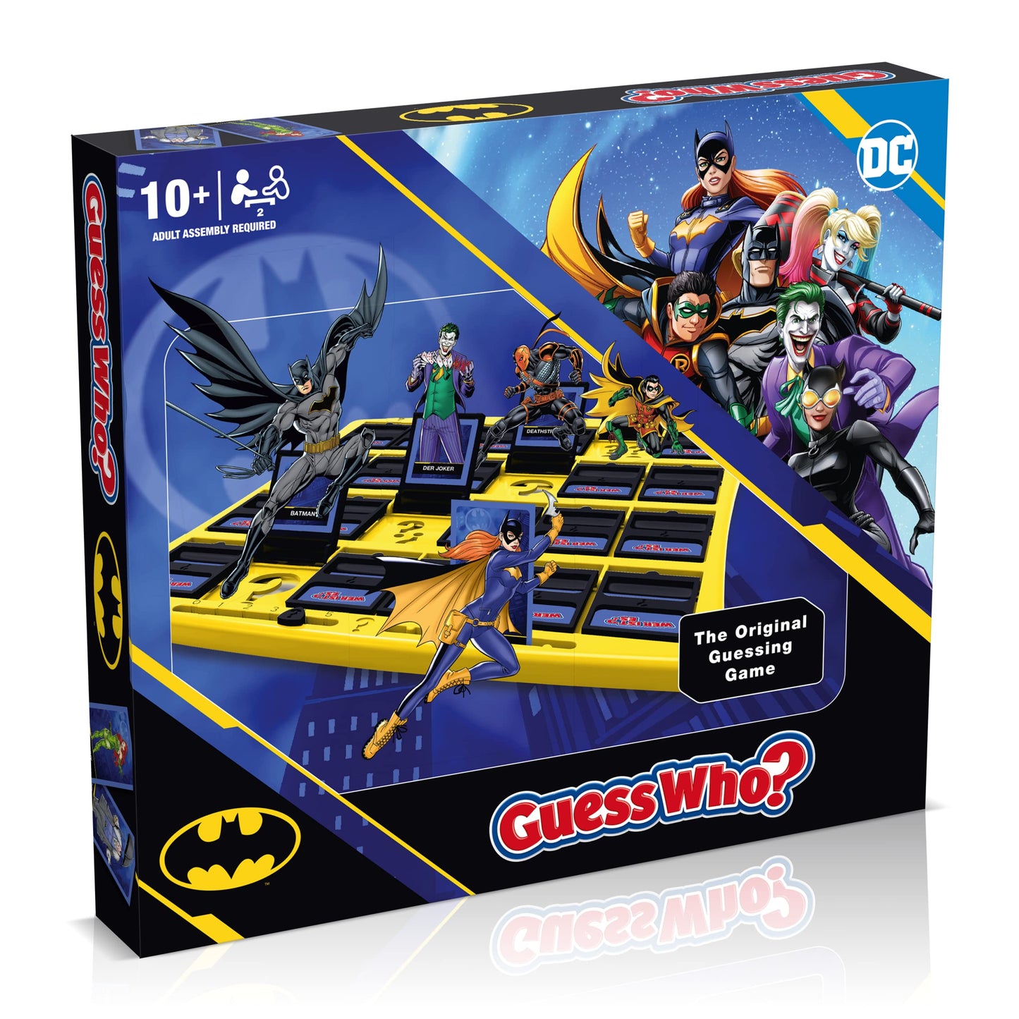 Winning Moves Batman Guess Who? Board Game, 2 Players, Ages 4+, Cardboard, Black, Model WM02963-EN1-6