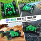 CoziBB Remote Control Car, RC Cars with Strip Lights and Headlight, 2 Hours Long Battery Life, 4WD Double-Sided 360 Flips Rotati