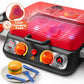 Kids BBQ Grill Playset, Kitchen Toy Set with Pretend Smoke, Light, Sound & Color-Changing Food, Toy Kitchen Accessories, Indoor