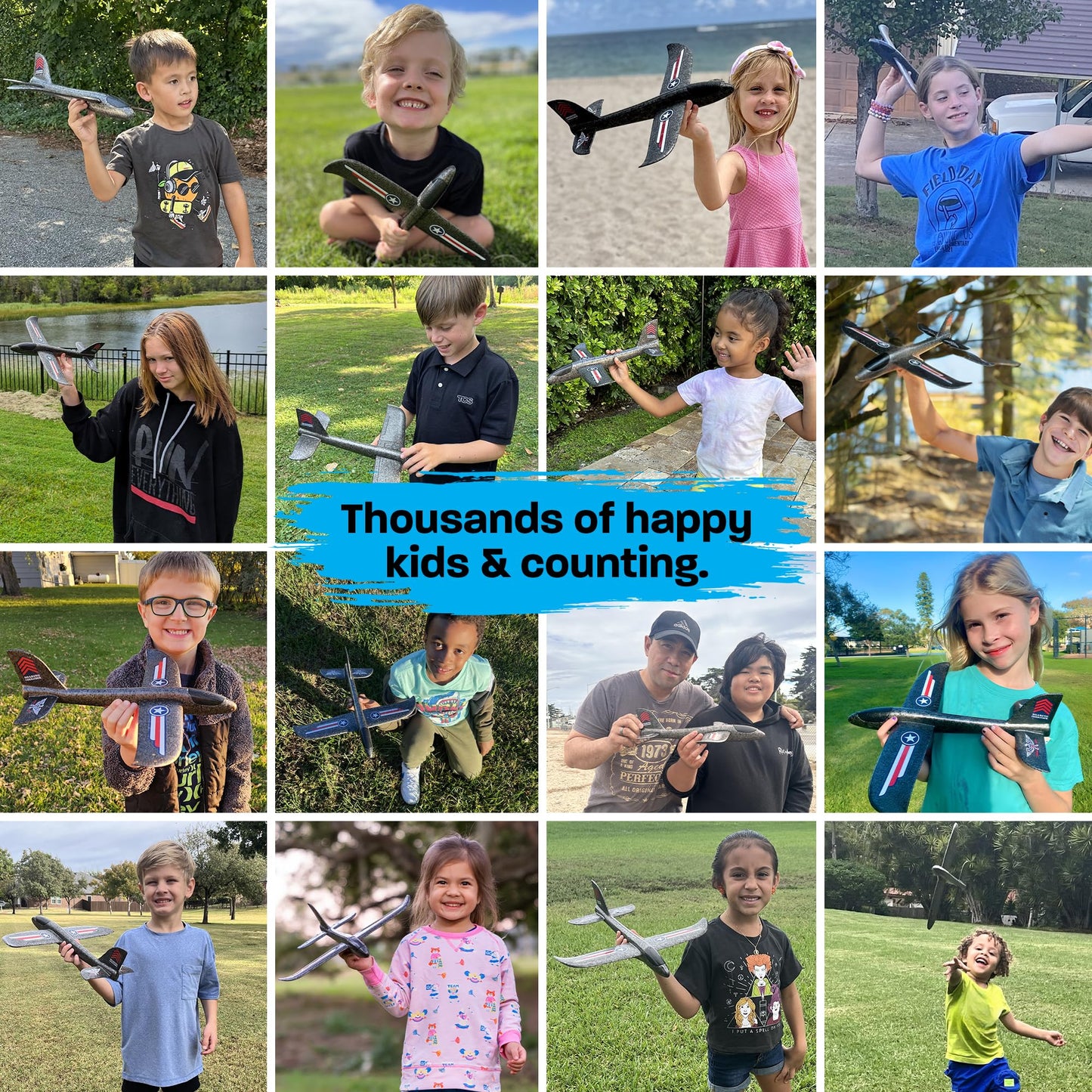 Air Toy For Kids: Foam Air for Kids - Safe & Easy To Throw Air Glider  Toy - Gifts for Boys & Girls & Birthday Gift Ideas - Outdoor Games For Kids Ages 4 5 6 7 8 9 10 & Up