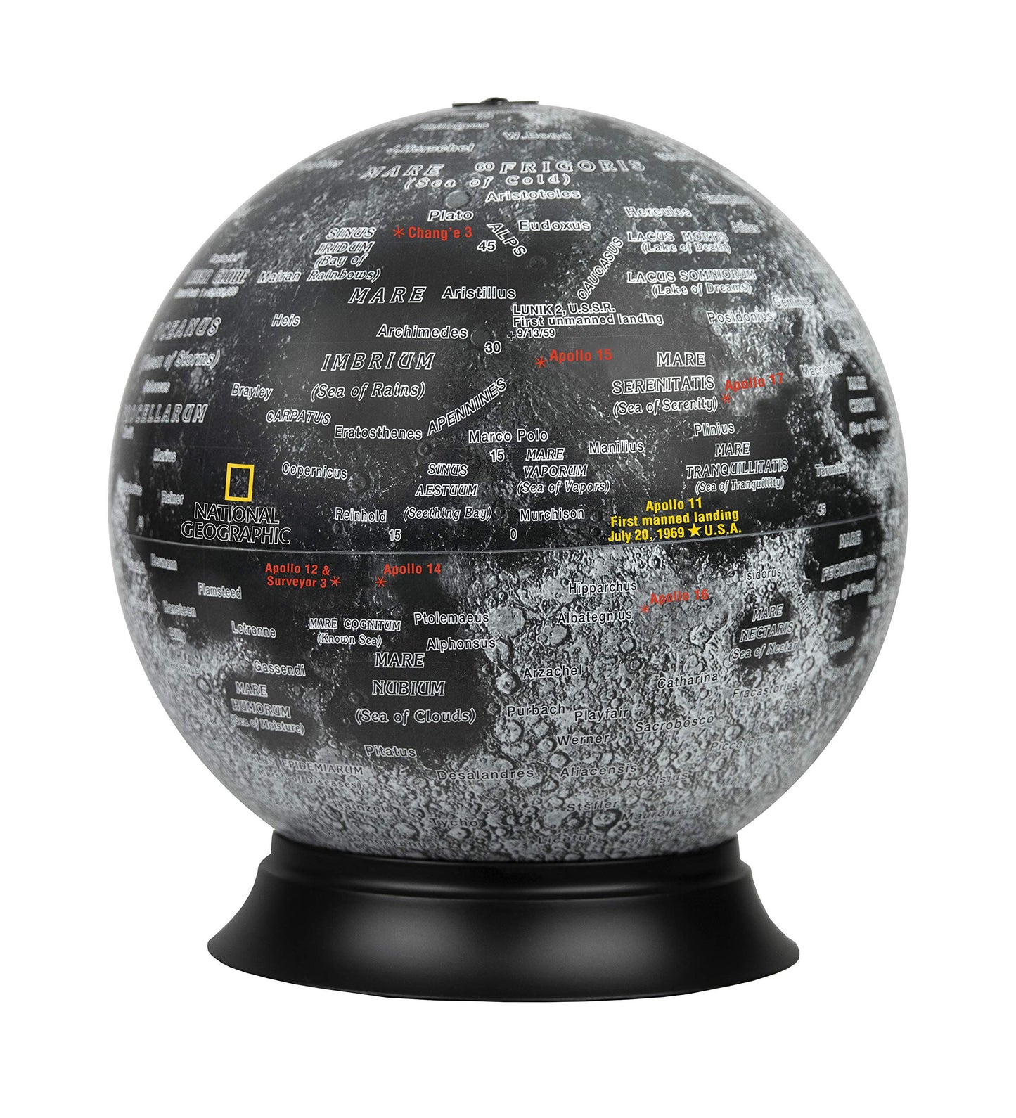 National Geo Illuminated Moon Globe