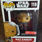 Funko - Figurine Star Wars Episode 7 - Maz Kanata No Glasses Exclu Pop 10Cm - 0849803096137