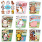 HSHFAMIIY 24 PCS Make a Animal Face Stickers - Stickers for Kids Party Favors Goodie Bags Stuffers Crafts Activities Gifts for K