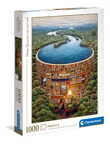 Clementoni Collection 39603, Bibliodame Puzzle For Adults And Children, 1000 Pieces, Ages 10 Years Plus