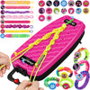 Dpai Friendship Bracelet Making Kit For Girls,Diy Arts And Crafts Toys,Jewelry String Maker Kit,The Best Birthday Gifts Ideas For Girls 6 7 8 9 10 11 12+ Years Old(Rose And Black