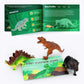 Boley 12 Pack 9-Inch Educational Dinosaur Toys - Kids Realistic Toy Dinosaur Figures For Cool Kids And Toddler Education! (T-Rex, Triceratops, Velociraptor, And More!)
