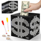 Primo Lines Piggy Bank For Adults,10K Savings Challenge Box, 5.91Inch Money Saving Box 10,000 With Counter For Savings Goal $300