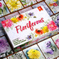 Pencil First Games Floriferous Card Game - Relaxing Garden Game for 1-4 Players, Multicolor, Model PFX1300, Cardboard