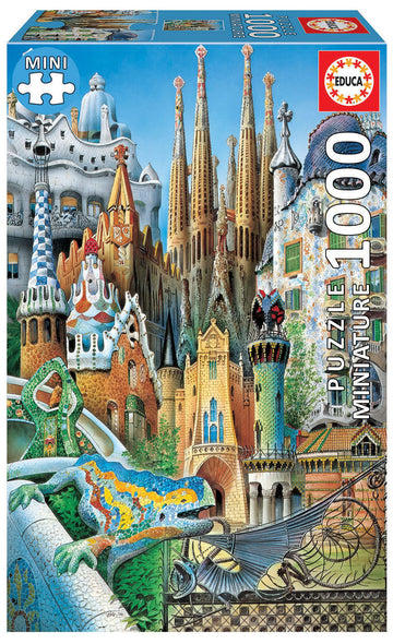Educa Gaudi Collage Miniature Puzzle (1000 Piece)