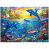 ALL4JIG Ocean World Fun Jigsaw Puzzles for Adults and Kids, 500 Pieces, 19 x 14, Christmas Secret Santa Gift, White Elephant Gif