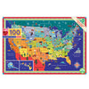 eeBoo: This Land is Your Land 100 Piece Puzzle  Allows Children to Learn Key Industries and Wildlife Associated with Each State  Makes Learning Fun  Perfect for Ages 5 and up