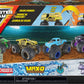 Monster Jam, Official Reveal The Steel 4-Pack of Color-Changing Die-Cast Monster Trucks, 1:64 Scale