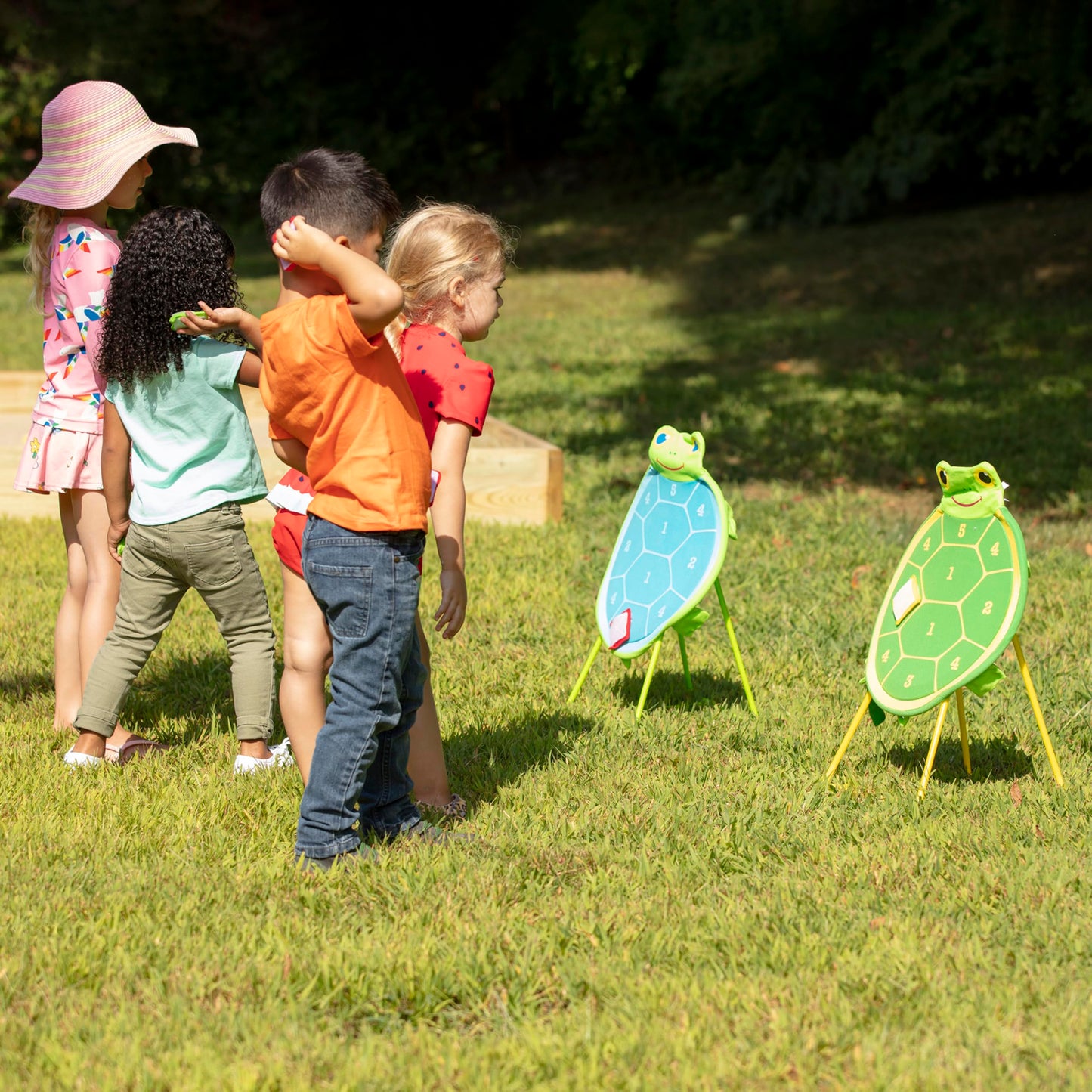 Melissa & Doug Dilly Dally Turtle Target Game, Multi Color, One Size, Model 96420, Plastic Material
