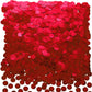Red Foil Metallic Round Table Confetti Decor Circle Dots Mylar Table Scatter Confetti Wedding Bachelorette Valentines Mothers Da