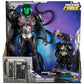 Spin Master DC Comics Metal Force Brainiac vs. Batman Action Figure Pack, 12-Inch Brainiac, 4-Inch Batman, Multicolor, Model 6072737