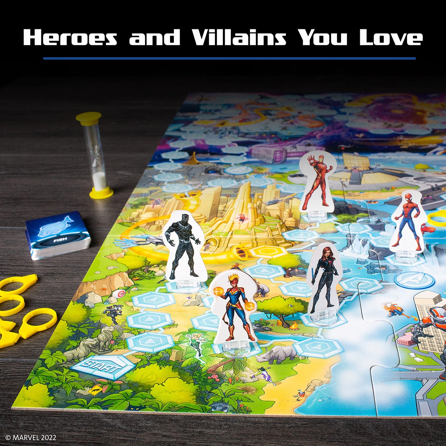 Ravensburger Marvel Eye Found It! Board Game | Engaging Puzzle for Kids & Adults | Multi-color | Model 60001928